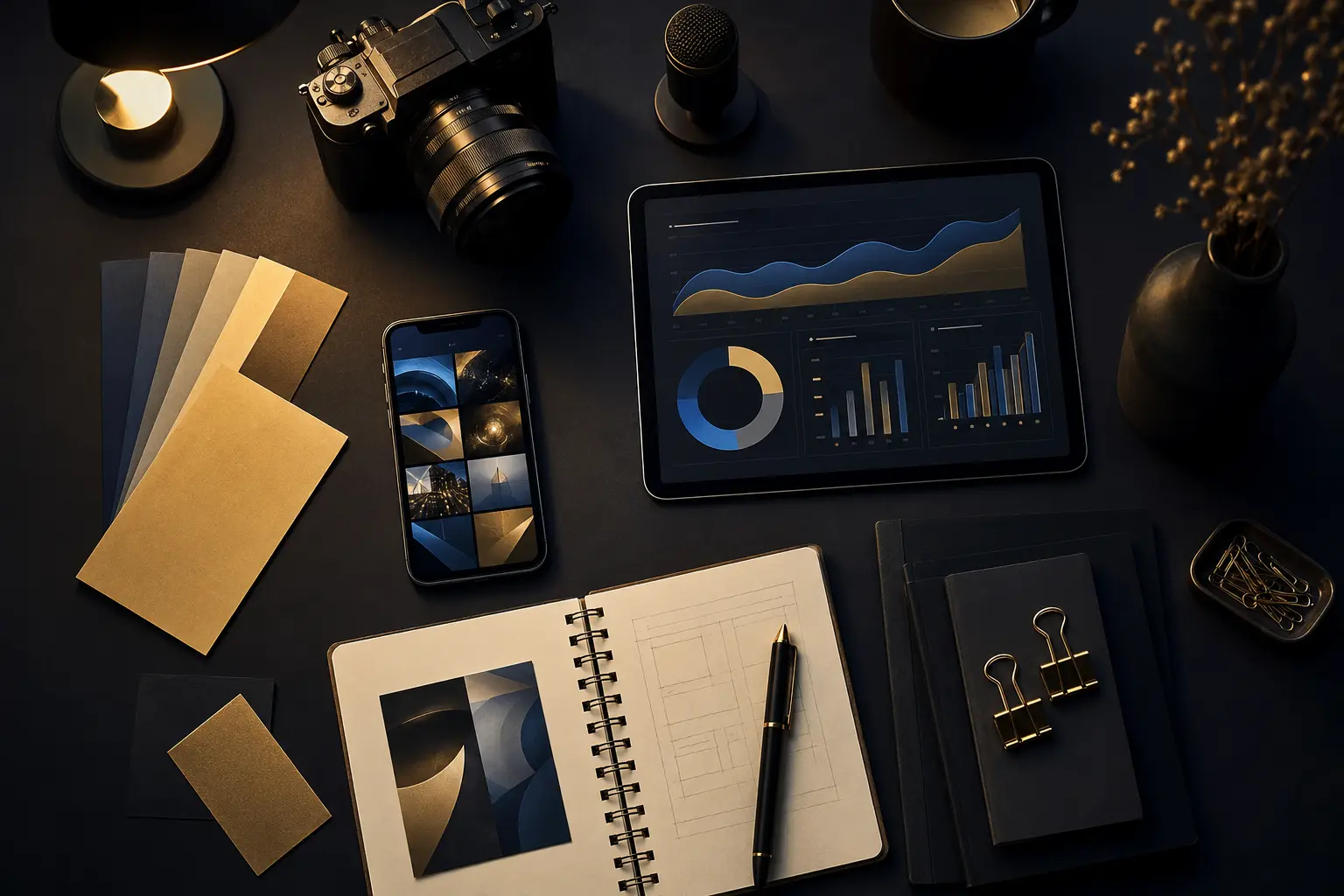 أدوات صناعة المحتوى والتسويق والتحليل — Digital marketing creative tools